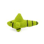 Adorable Crochet Green Lizard Plush - Hand-Knitted Animal Decor, Perfect Gift for Animal Lovers