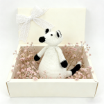 Adorable Long-tailed Mouse Plush - Handmade Crochet Amigurumi, Perfect Gift